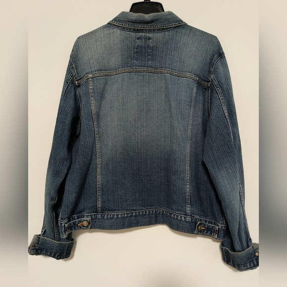 Old Navy Women's Classic Blue Jean Jacket / Size 2X - Picture 2 of 9